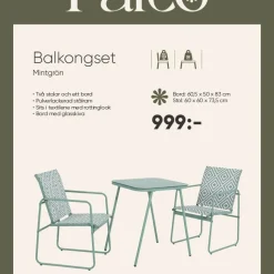 Balkongset