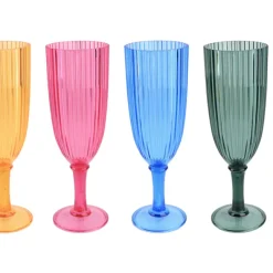 Champagneglas Plast