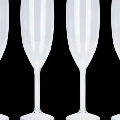 Champagneglas Plast