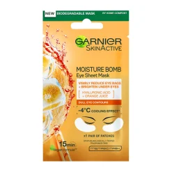 Garnier Orange Juice & Hyaluron Eye Sheet Mask
