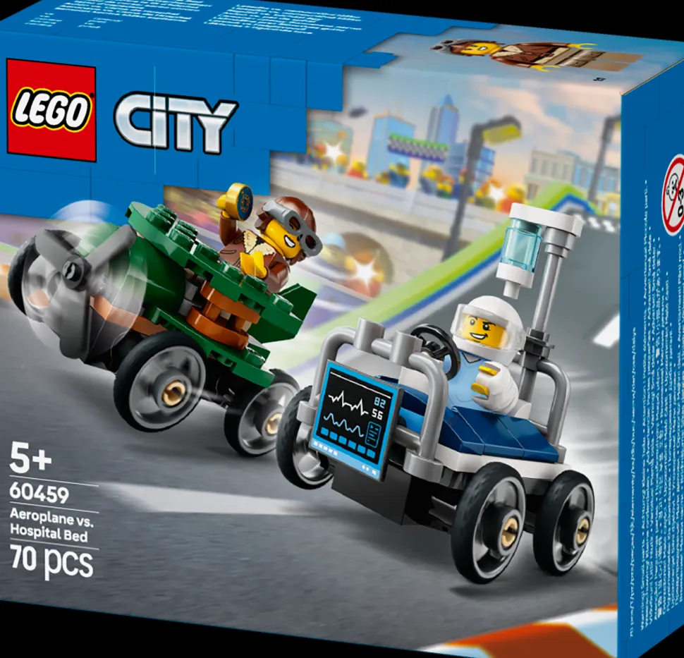 LEGO® City - Flygplan mot sjukhussäng – racingpaket