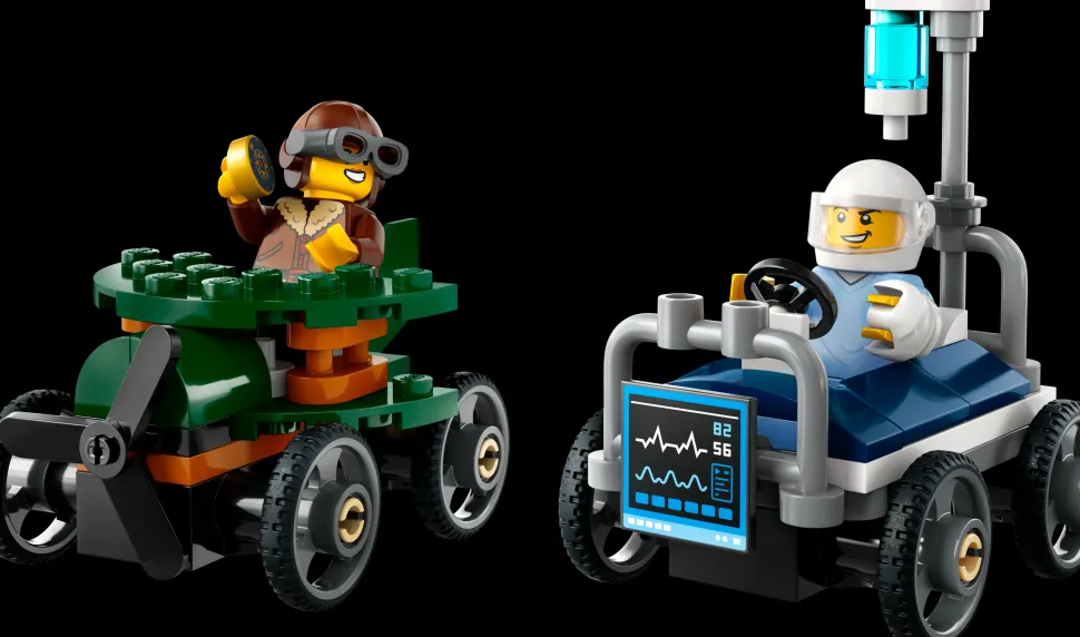 LEGO® City - Flygplan mot sjukhussäng – racingpaket