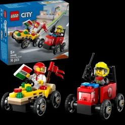 LEGO® City - Pizzabil mot brandbil – racingpaket