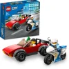 LEGO® City Police - Biljakt med polismotorcykel