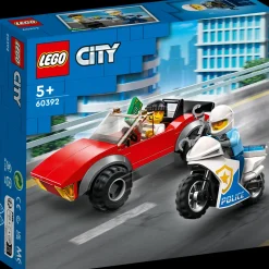 LEGO® City Police - Biljakt med polismotorcykel