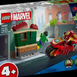 LEGO® Super Heroes Marvel - Iron Man med motorcykel och Hulk