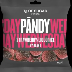 Pändy jordgubb & lakrits